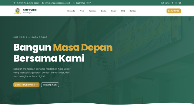 SMPN 8 Website